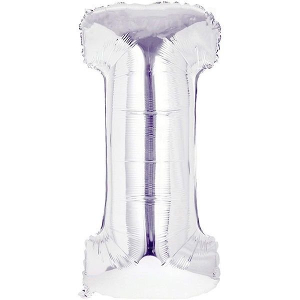 Folyo Gümüş I Harf Balon 76 cm