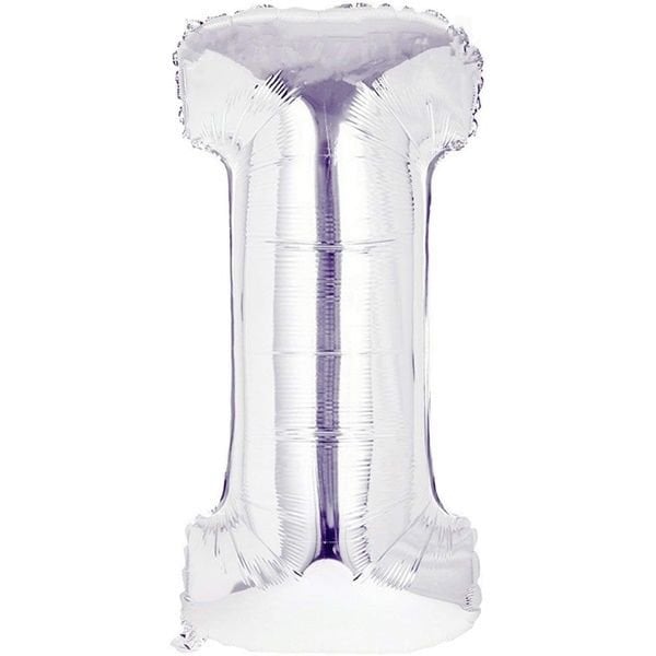 Folyo Gümüş I Harf Balon 76 cm