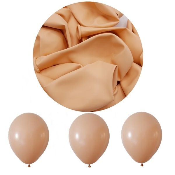 Pastel Ten Renk Balon 12 inc 10 lu