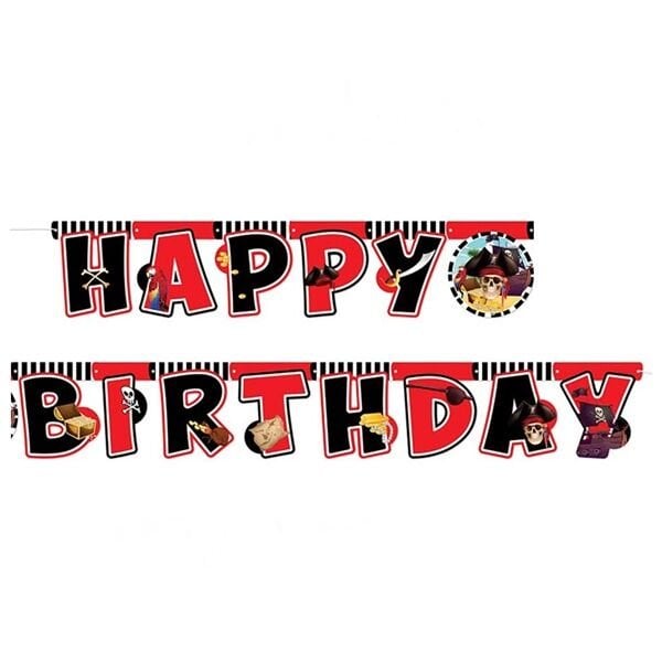 Korsan Happy Birthday Banner