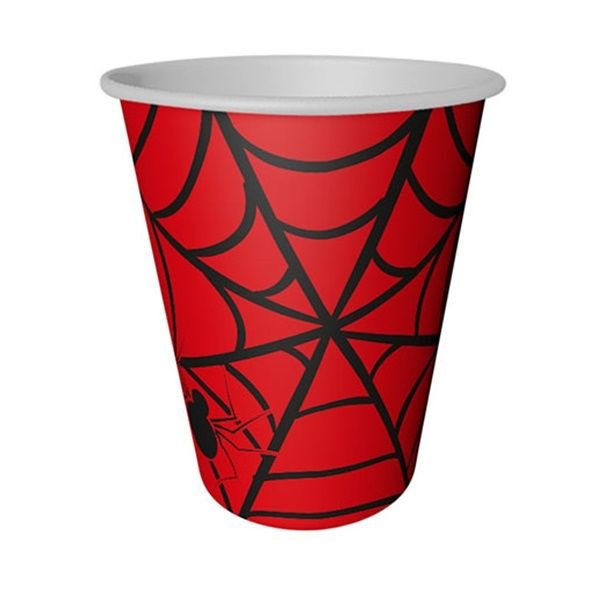 Kırmızı Örümcek Bardak 8 li