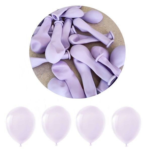 Mini Makaron Lila Balon 5 inc 10 lu