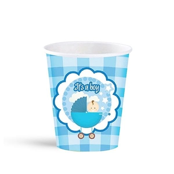 İt is A Boy Mavi Bebek Bardak 8 li