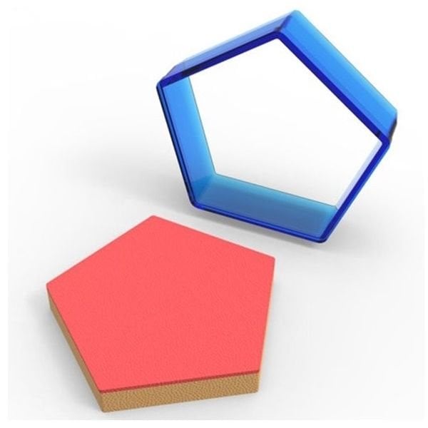 Beşgen Kurabiye Kalıbı