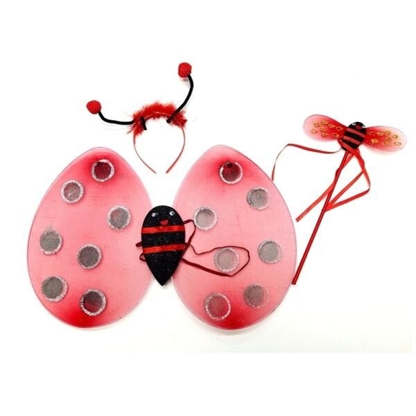 Geniş Uğur Böceği Kanat Set