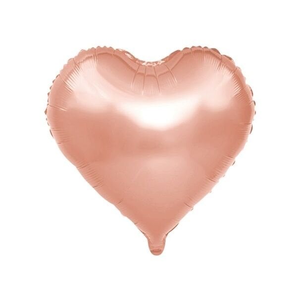Folyo Rose Gold Kalp Balon 18 inc