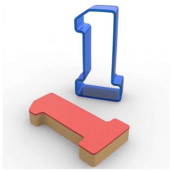 Rakam 1 Kurabiye Kalıbı