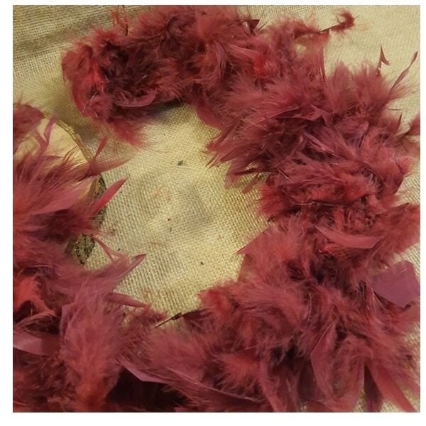 Kaz Tüyü Bordo Otriş