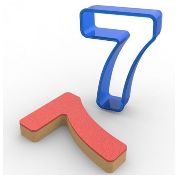 Rakam 7 Kurabiye Kalıbı