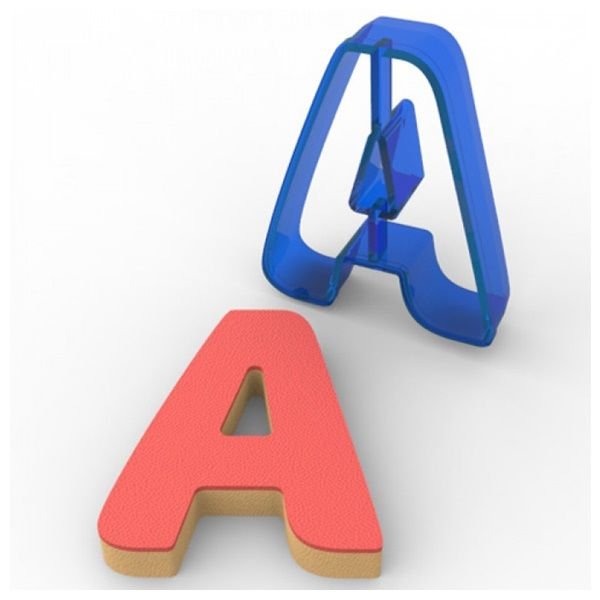 Harf A Kurabiye Kalıbı