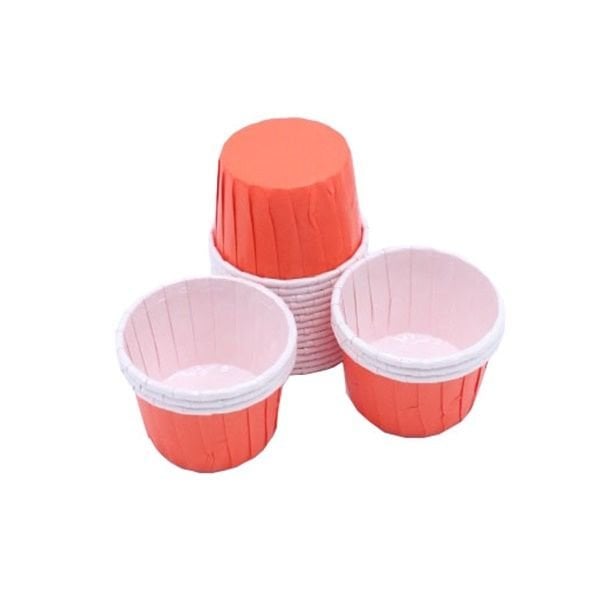 Kırmızı Cupcake Kek Kalıbı 50 Adet