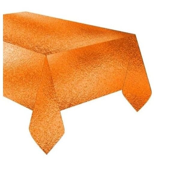Metalik Turuncu Masa Örtüsü
