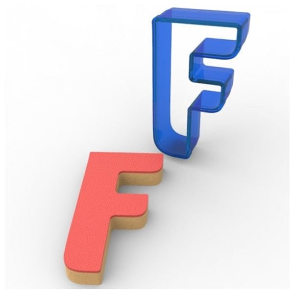 Harf F Kurabiye Kalıbı