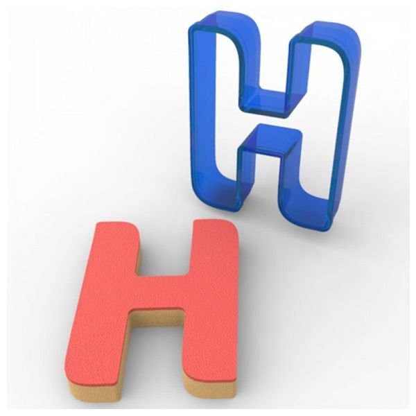 Harf H Kurabiye Kalıbı