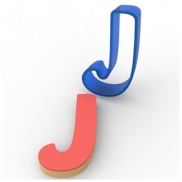 Harf J Kurabiye Kalıbı