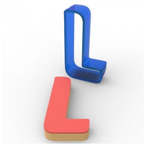 Harf L Kurabiye Kalıbı