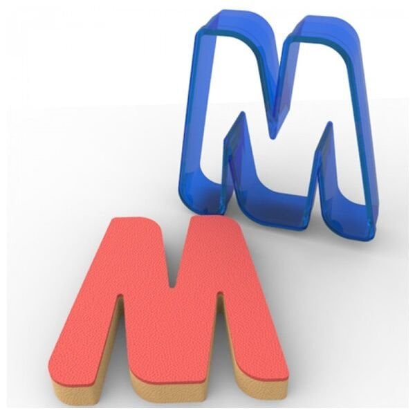 Harf M Kurabiye Kalıbı