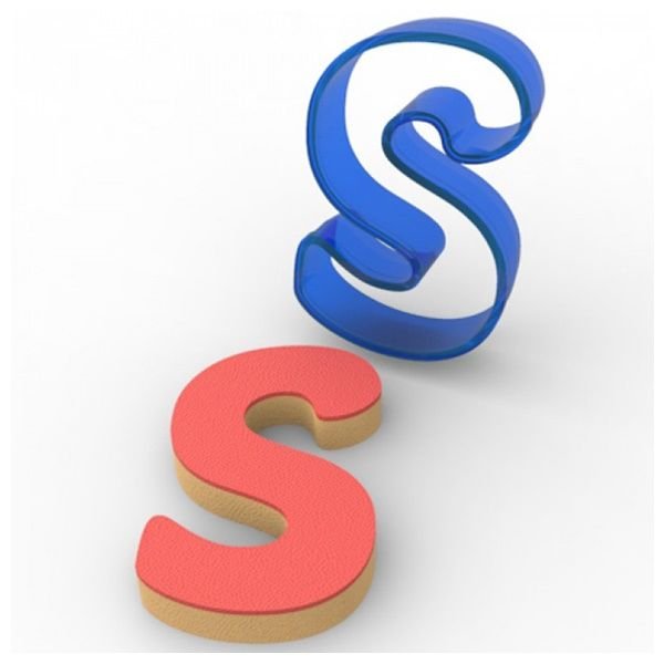 Harf S Kurabiye Kalıbı