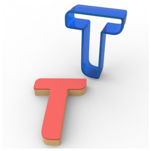 Harf T Kurabiye Kalıbı