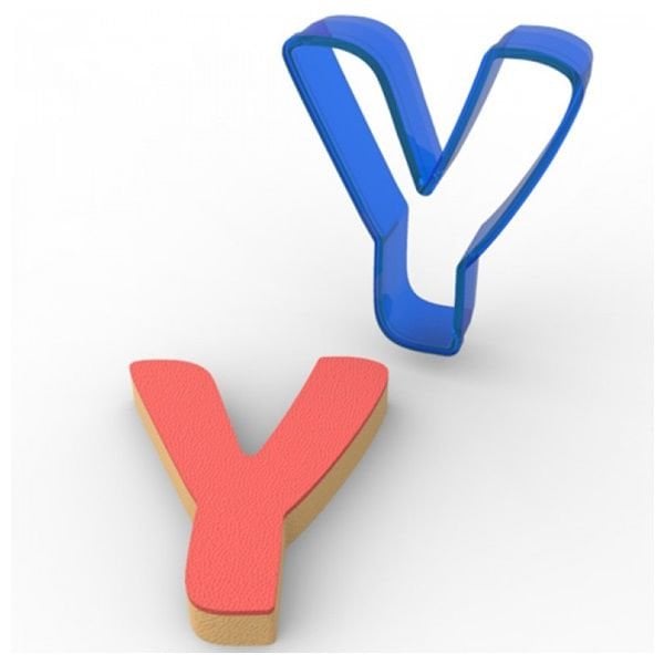 Harf Y Kurabiye Kalıbı