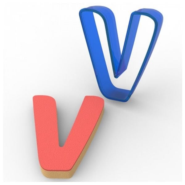 Harf V Kurabiye Kalıbı