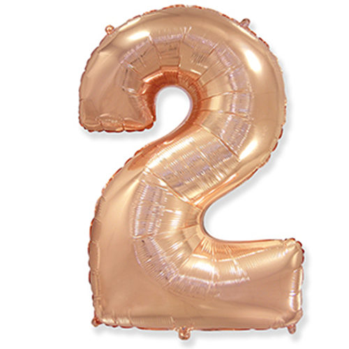 Folyo Rose Gold 2 Yaş Balon 76 cm