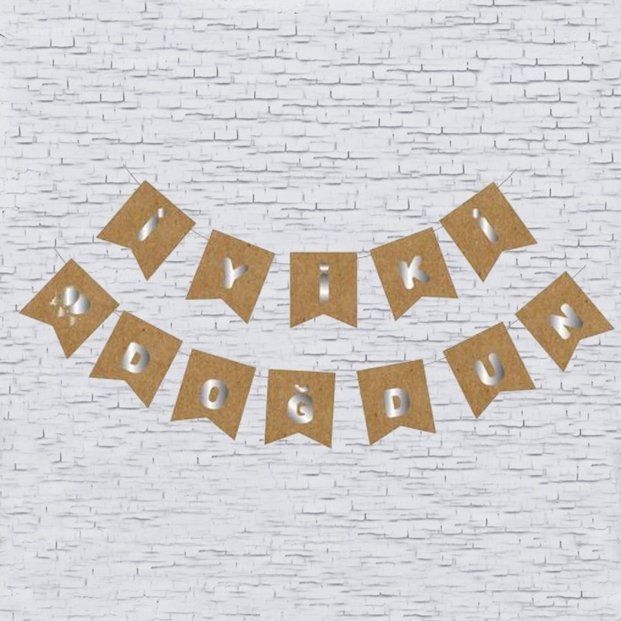 Kraft Gümüş İyiki Doğdun Yazı