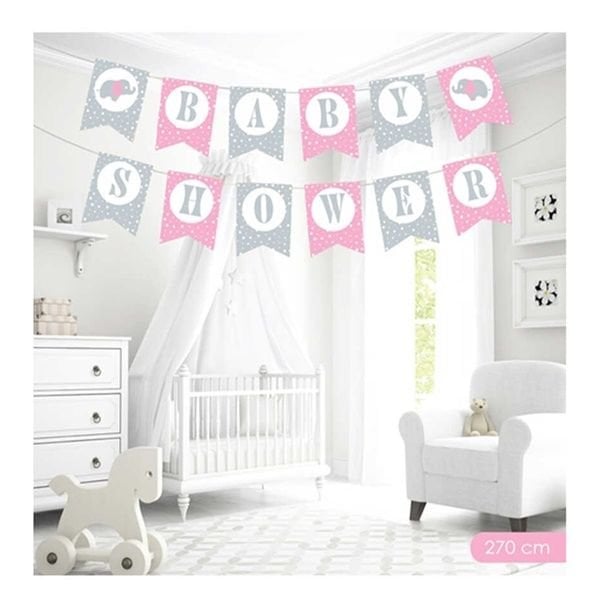 Pembe Baby Shower Yazı