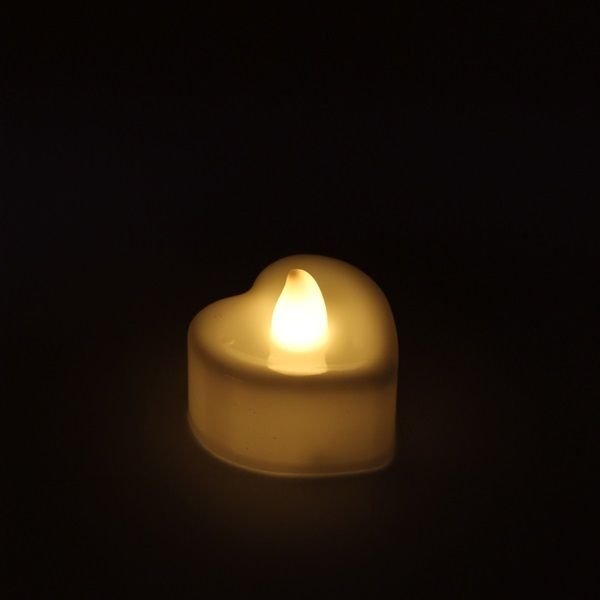 Pilli Sarı Led Mum