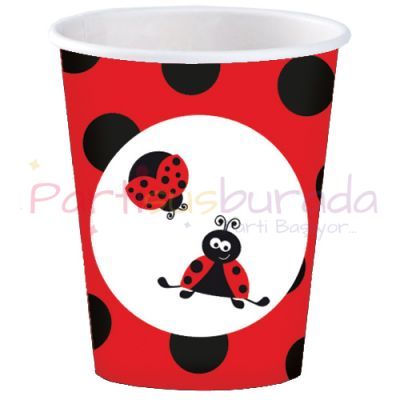 Uğur Böceği Bardak 8 Adet