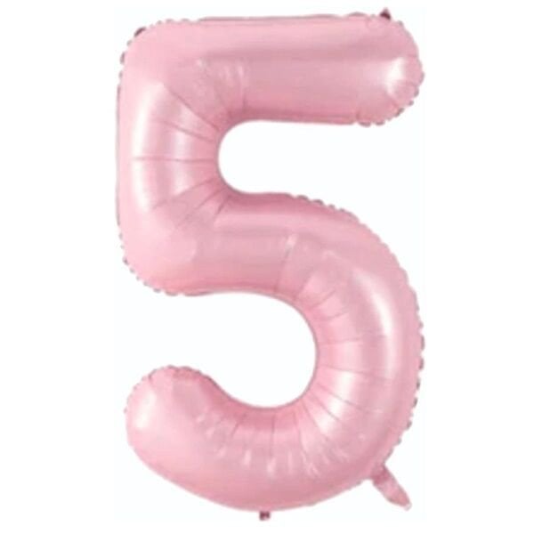 Folyo Pembe Rakam 5 Balon 76 cm