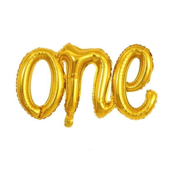 Folyo Gold One Balon Yazı