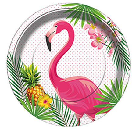 Karton Flamingo Tabak 8 Adet