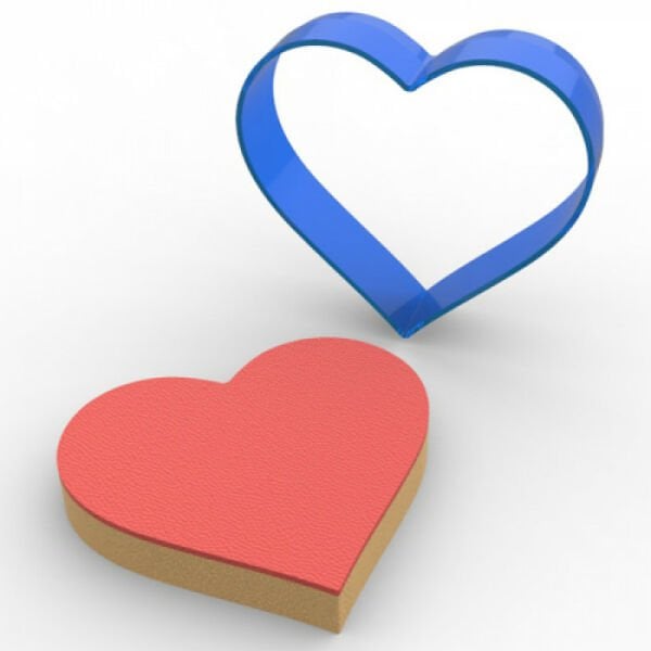 Kalp Kurabiye Kalıbı