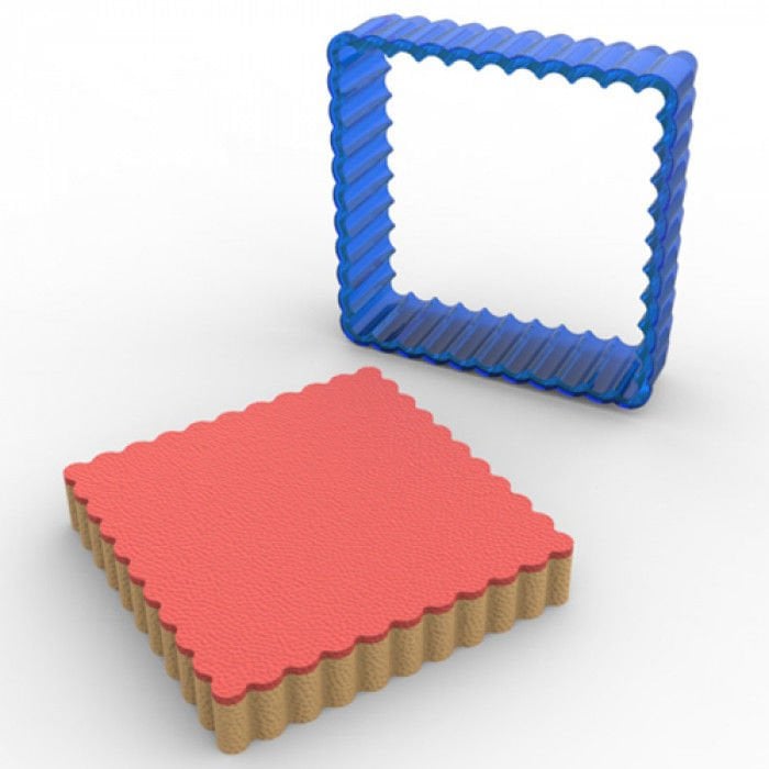 Tırtıklı Kare Kurabiye Kalıbı