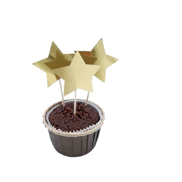 Gold Yıldız Kürdan 10 Adet