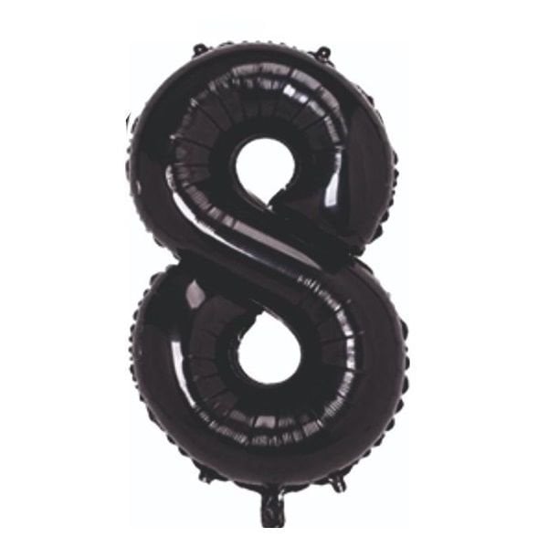Folyo Siyah 8 Balon 76 cm