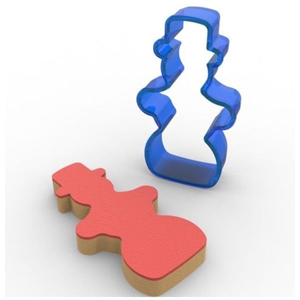 Kardan Adam Kurabiye Kalıbı