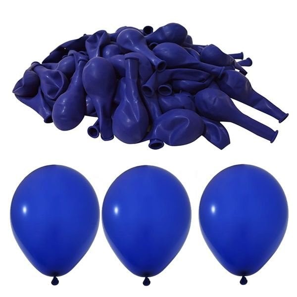 Pastel Lacivert Balon 12 inc 10 lu
