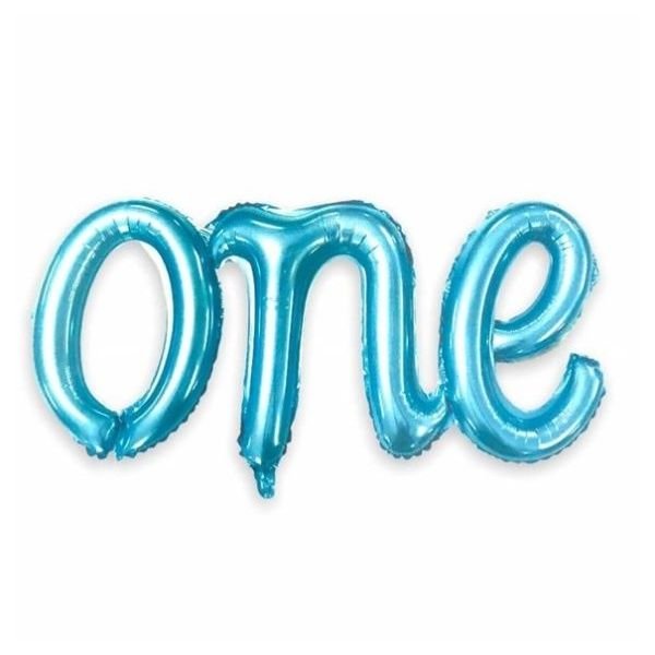 Folyo Mavi One Balon Yazı
