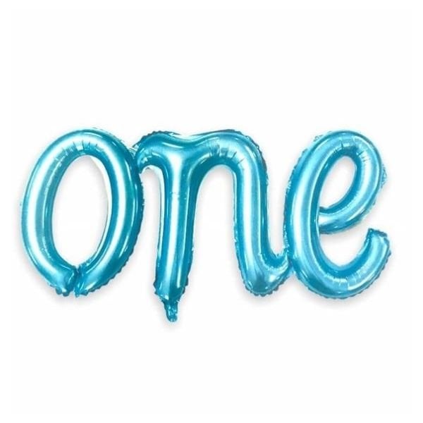 Folyo Mavi One Balon Yazı