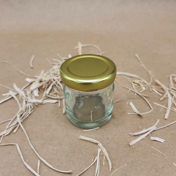 Gold Kapaklı Mini Kavanoz 40 cc