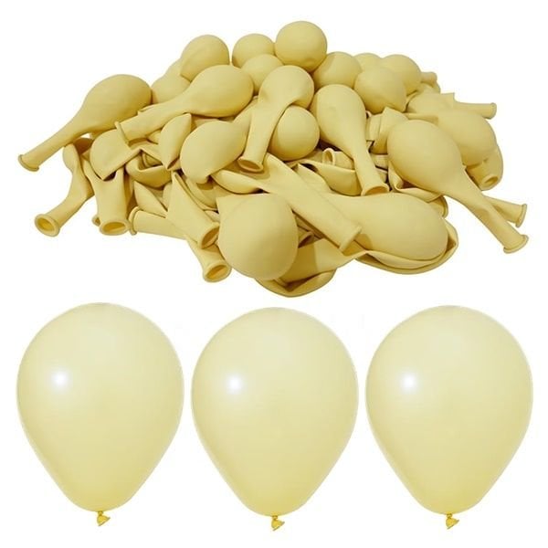 Pastel Vanilya Balon 12 inc 10 lu