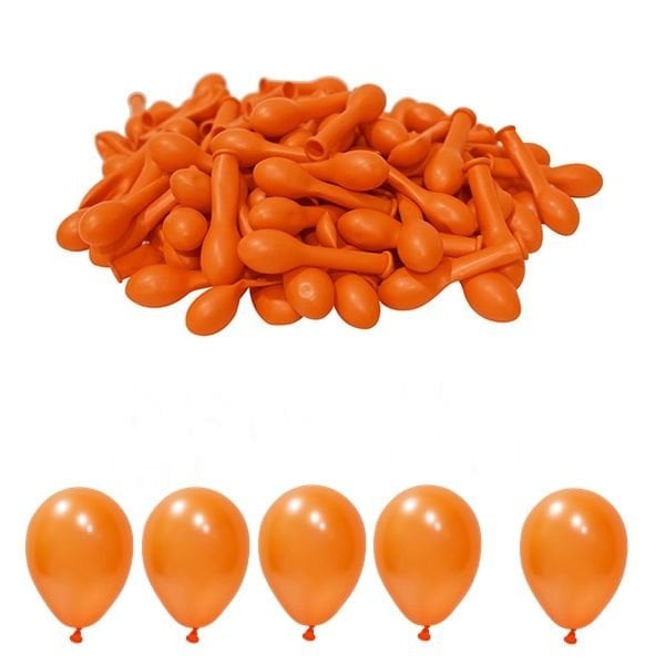 Mini Metalik Turuncu Balon 5 inc