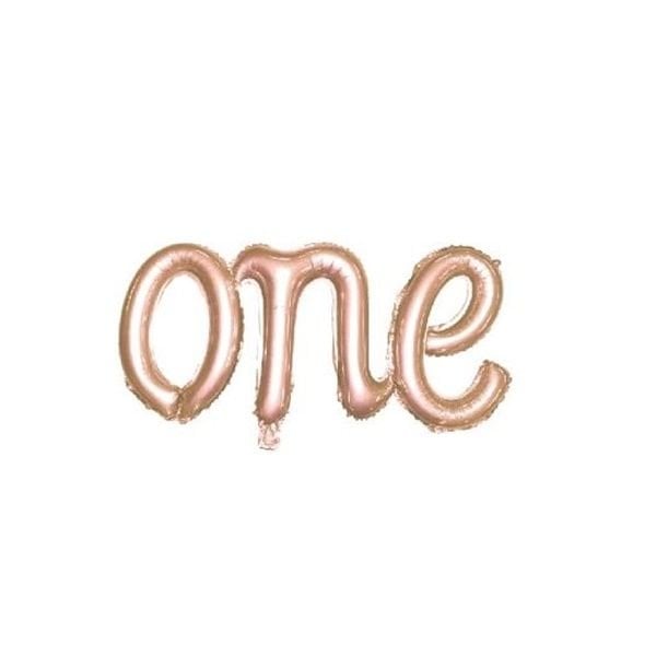 Folyo Rose Gold One Balon