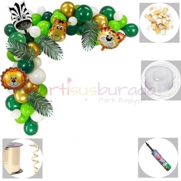 Safari Zincir Balon Seti