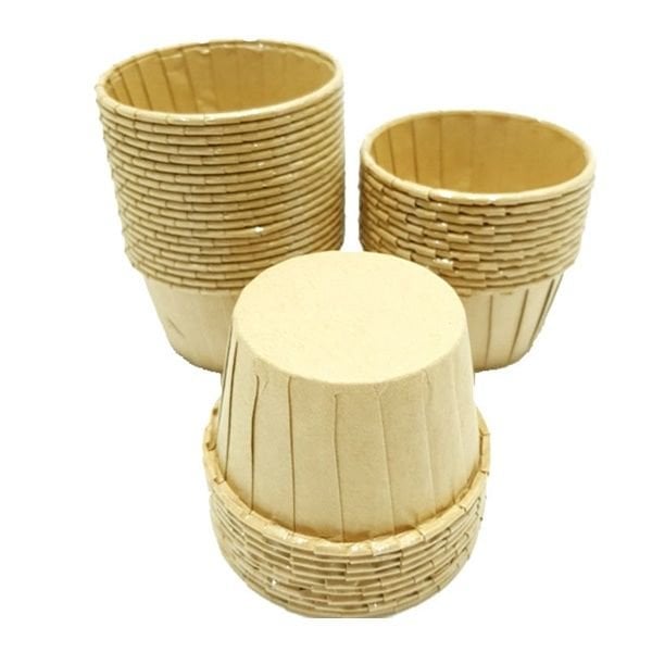 Kraft Cupcake Kek Kalıbı 50 Adet