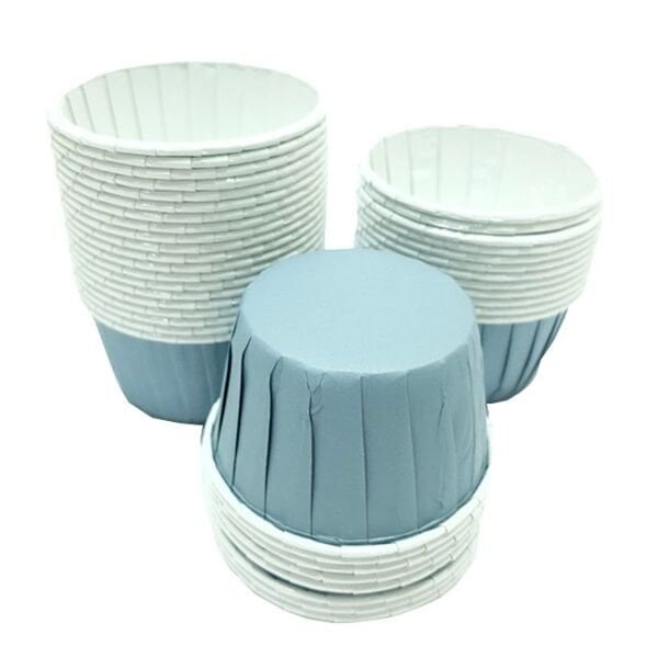 Gri Cupcake Kek Kalıbı 50 Adet