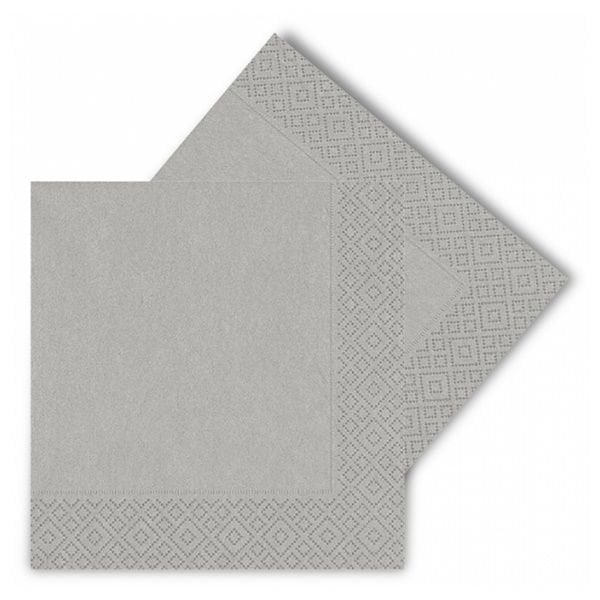 Gümüş Gri Peçete 16 lı