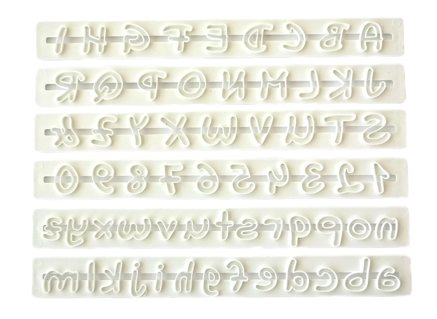 El Yazı Harf ve Rakam Cetvel Set